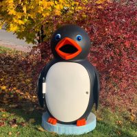 pojemnik edukacyjny pingwin